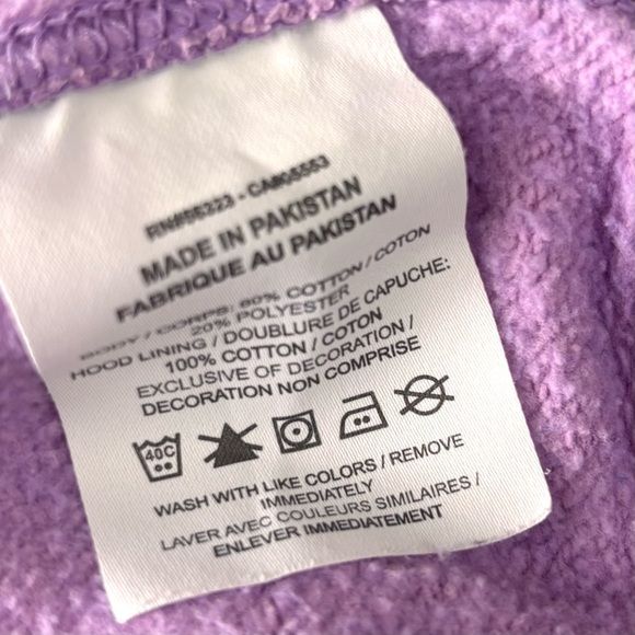 Nike Unisex Purple w/ Blue Nike Swoosh Midweight Double Lined Hood Hoodie (S) - Picture 5 of 13